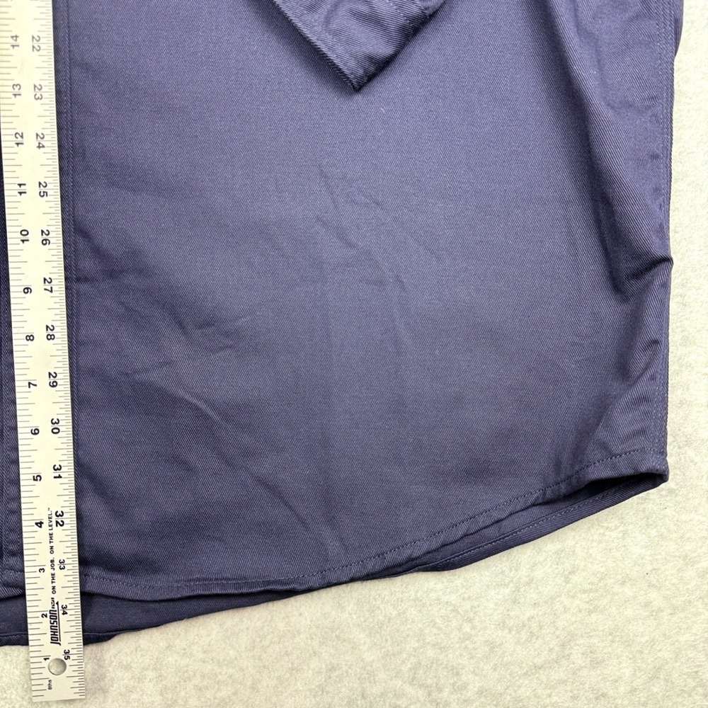 Carhartt FR Flame Resistant Shirt Mens 2XL Blue TW0160-FRM ASTM F1506 NFPA 2112 - Picture 7 of 10